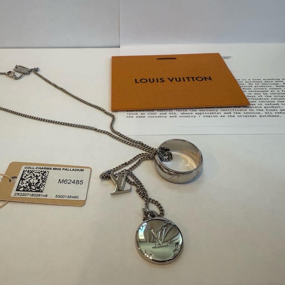 LV Monogram Charms Necklace